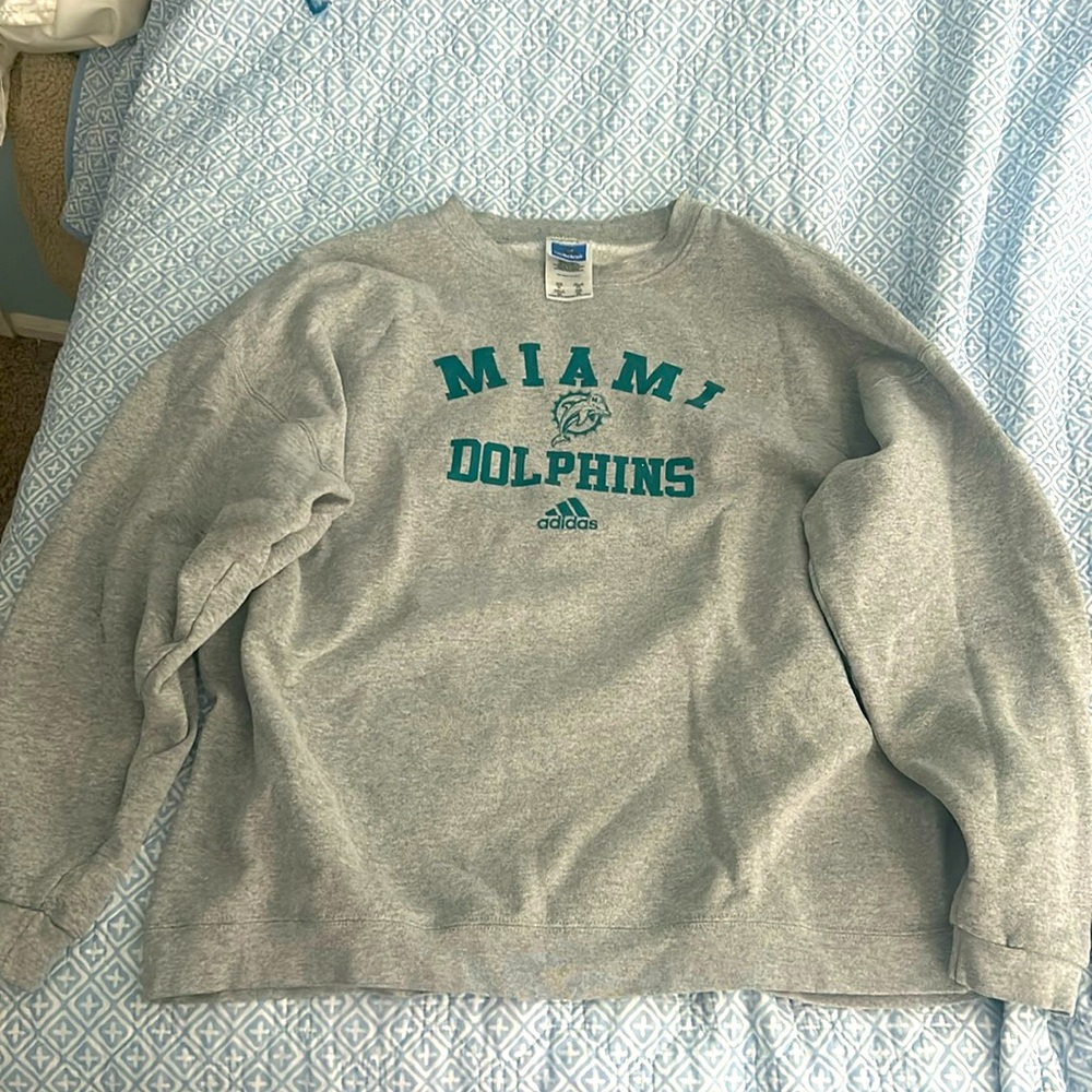 Vintage Adidas Miami Dolphins Crewneck size XL